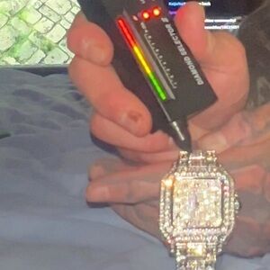 FULLY  ICED OUT 42mm (Fly AF) ICED OUT THE FINEST🔥VVS MOISSENITE🔥